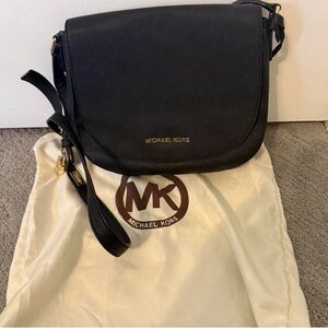 Michael Kors Black Saffiano Crossbody Bag